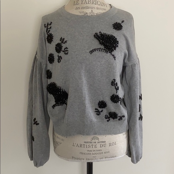 Topshop Sweaters - Top shop beaded sweater